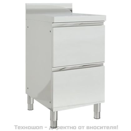 Кухненски шкафове с 2 чекмеджета, 2 бр., 50x60x96 см