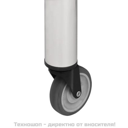 Кухненска работна маса с колелца 80x30x85 см неръждаема стомана