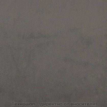 Горни табли за легло, 2 бр, тъмносива, 72x7x78/88 см, кадифе