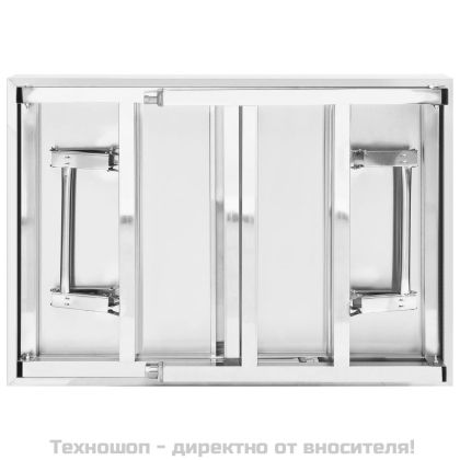 Кухненска сгъваема работна маса 85x60x80 см неръждаема стомана