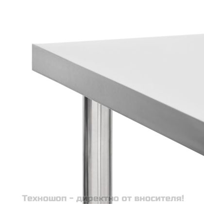 Кухненска работна маса с колелца 80x60x85 см неръждаема стомана