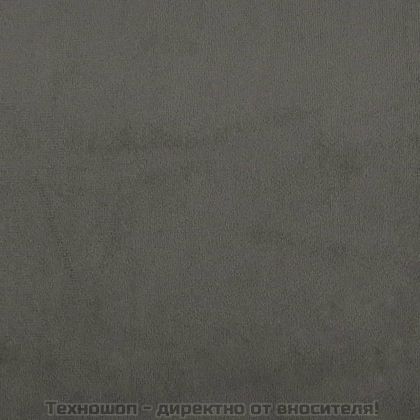 Рамка за легло без матрак, тъмносива, 120x200 см, кадифе