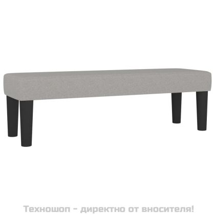 Боксспринг легло с матрак, светлосиво, 200x200 см, плат