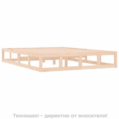 Рамка за легло, 140х200 см, масивно дърво