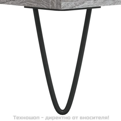 Шкаф за обувки, сив сонома, 30x35x105 см, инженерно дърво