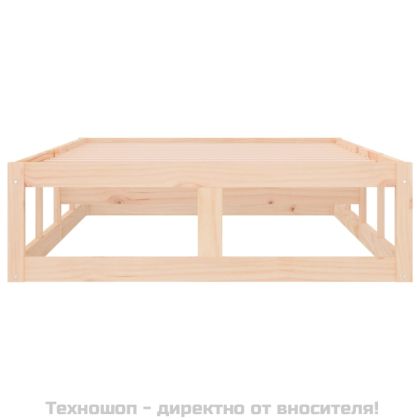 Рамка за легло, масивно дърво, 90x200 см