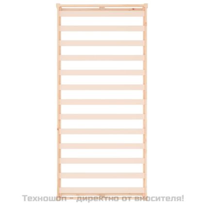 Рамка за легло, масивно дърво, 90x200 см