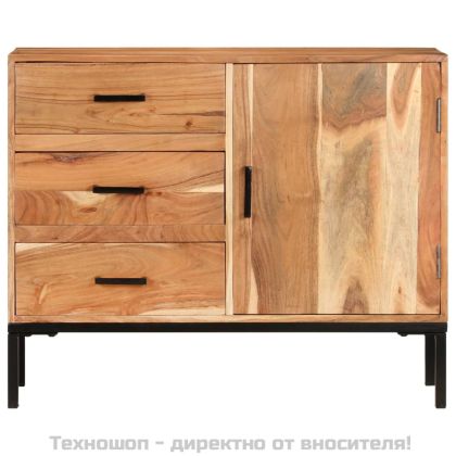 Скрин, 88x30x73 см, акациево дърво масив