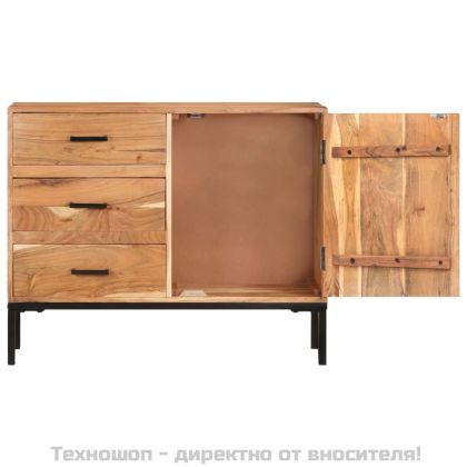 Скрин, 88x30x73 см, акациево дърво масив