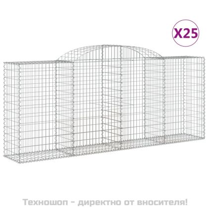 Габионни кошници арка 25 бр 300x50x120/140см поцинковано желязо