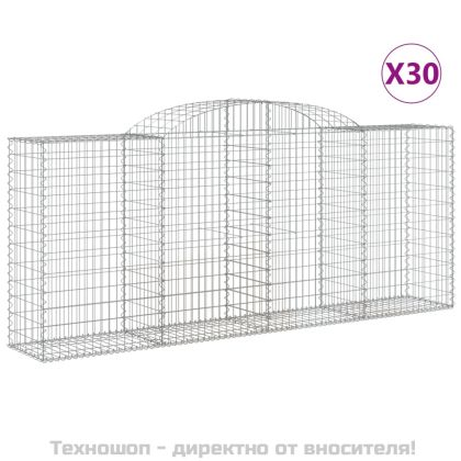 Габионни кошници арка 30 бр 300x50x120/140см поцинковано желязо