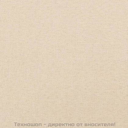 Горна табла за легло, кремава, 80x5x78/88 см, плат