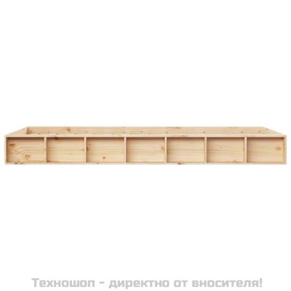 рамка за легло 90x190 см Single масивна дървесина