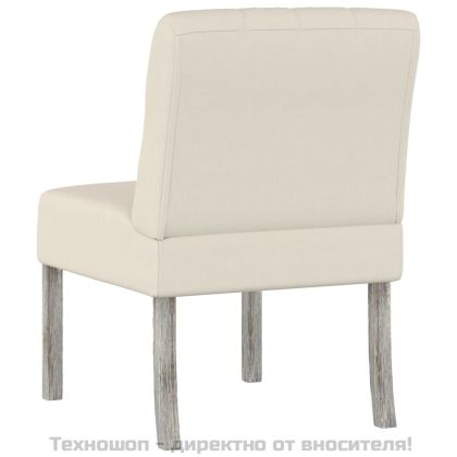 Ниско кресло, лен, дизайн с копчета