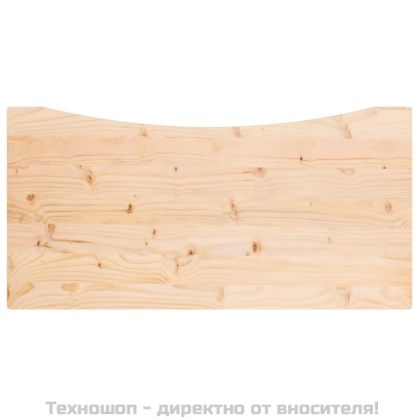 Плот за бюро, 100x50x2,5 см, борово дърво масив