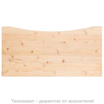 Плот за бюро, 110x55x2,5 см, борово дърво масив