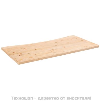 Плот за бюро, 110x60x2,5 см, борово дърво масив