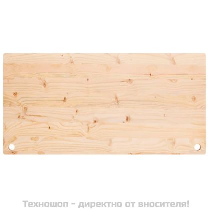 Плот за бюро, 100x50x2,5 см, борово дърво масив