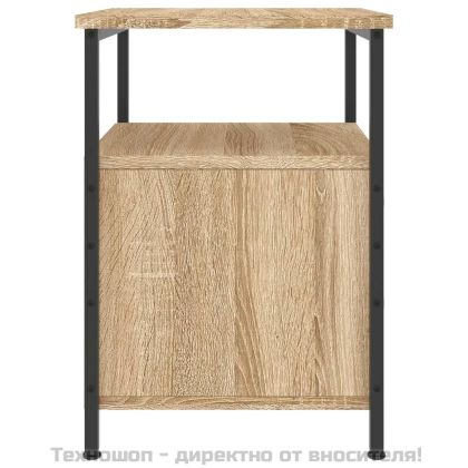 Нощни шкафчета 2 бр дъб сонома 34x35,5x50 см инженерно дърво
