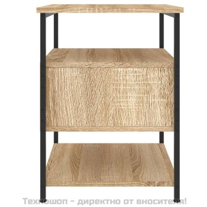 Нощни шкафчета 2 бр дъб сонома 40x42x56 см инженерно дърво