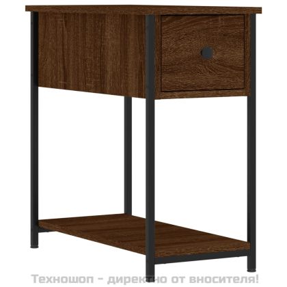 Нощни шкафчета 2 бр кафяв дъб 30x60x60 см инженерно дърво