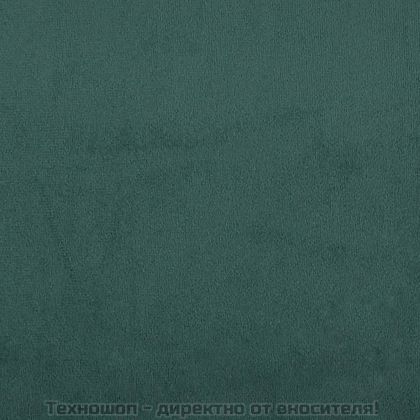 Ниско кресло, тъмнозелено, кадифе