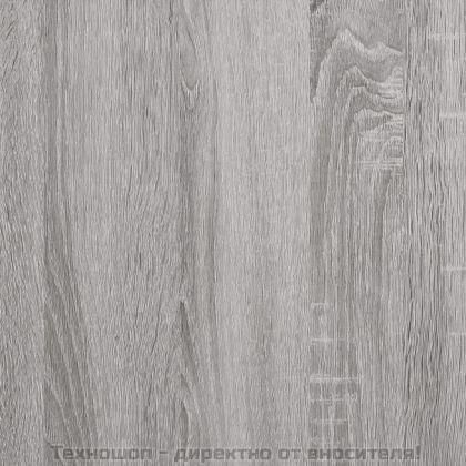 Конзолна маса сив сонома 200x30x75 см инженерно дърво и желязо