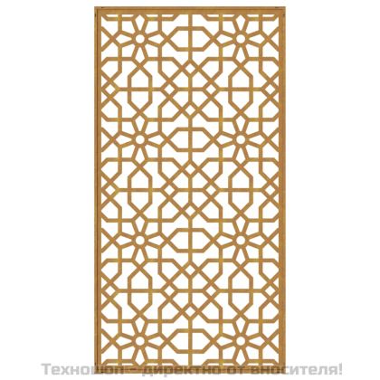 Градинска декорация 105x55 см кортенова стомана мавърски дизайн