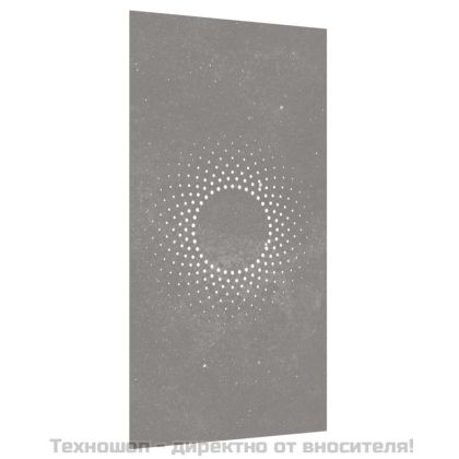 Градинска декорация 105x55 см кортенова стомана дизайн слънце