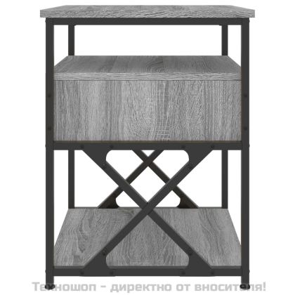 Нощни шкафчета 2 бр сив сонома 40x42x55 см инженерно дърво