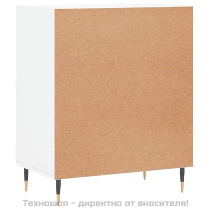 Бюфет бял 57x35x70 см инженерно дърво