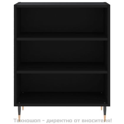 Бюфет черен 57x35x70 см инженерно дърво