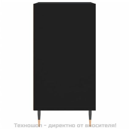 Бюфет черен 57x35x70 см инженерно дърво