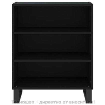 Бюфет черен 57x35x70 см инженерно дърво