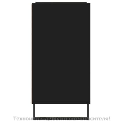 Бюфет черен 57x35x70 см инженерно дърво