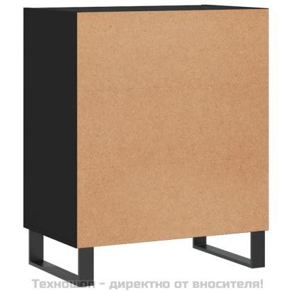 Бюфет черен 57x35x70 см инженерно дърво