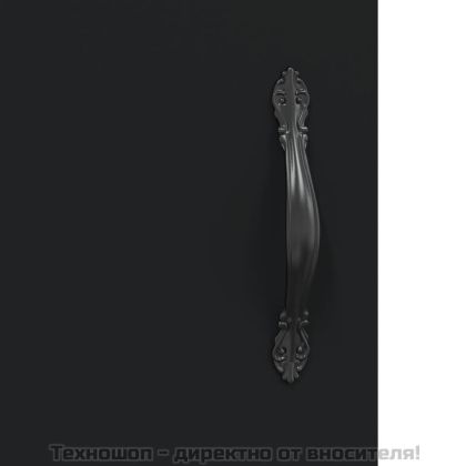 Сайдборд, черен, 69,5x34x90 см, инженерно дърво