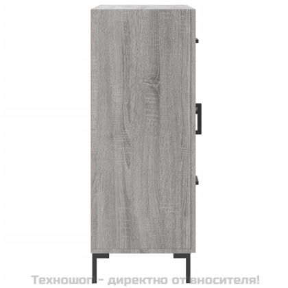 Сайдборд, сив сонома, 69,5x34x90 см, инженерно дърво
