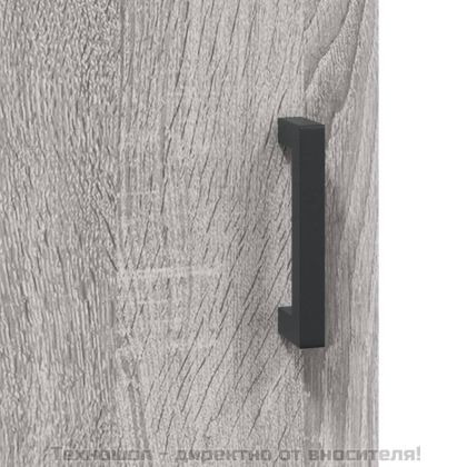 Сайдборд, сив сонома, 69,5x34x90 см, инженерно дърво