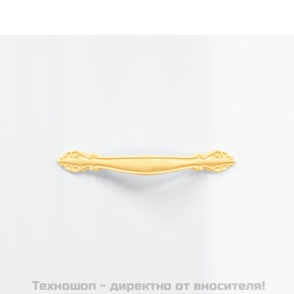 Сайдборд, бял гланц, 69,5x34x90 см, инженерно дърво