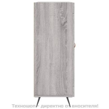 Сайдборд, сив сонома, 69,5x34x90 см, инженерно дърво