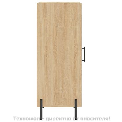 Сайдборд, дъб сонома, 34,5x34x90 см, инженерно дърво