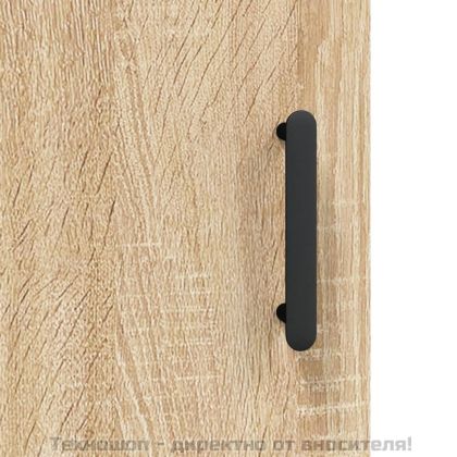 Сайдборд, дъб сонома, 34,5x34x90 см, инженерно дърво