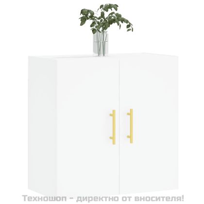 Стенен шкаф, бял, 60x31x60 см, инженерно дърво