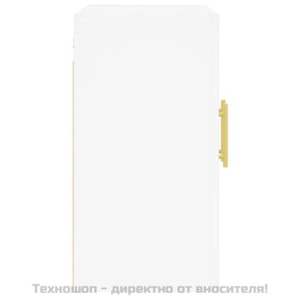 Стенен шкаф, бял, 60x31x60 см, инженерно дърво