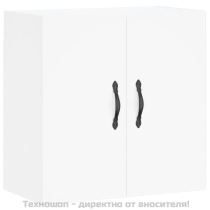 Стенен шкаф, бял, 60x31x60 см, инженерно дърво