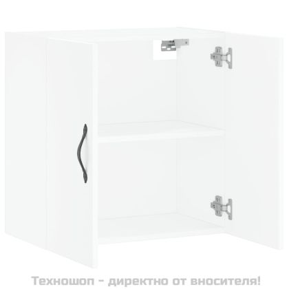 Стенен шкаф, бял, 60x31x60 см, инженерно дърво
