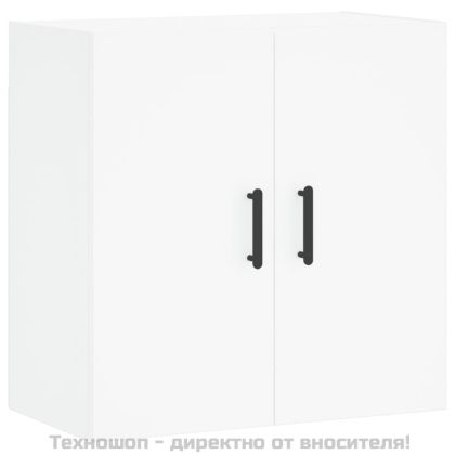 Стенен шкаф, бял, 60x31x60 см, инженерно дърво
