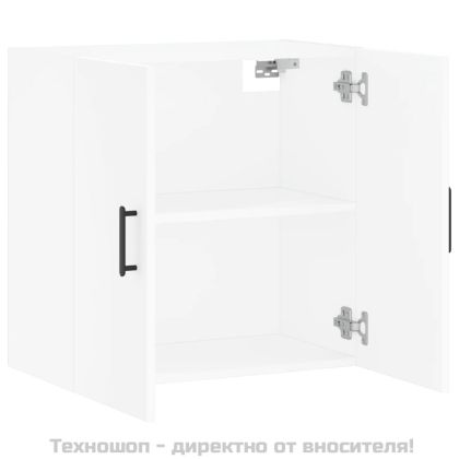 Стенен шкаф, бял, 60x31x60 см, инженерно дърво