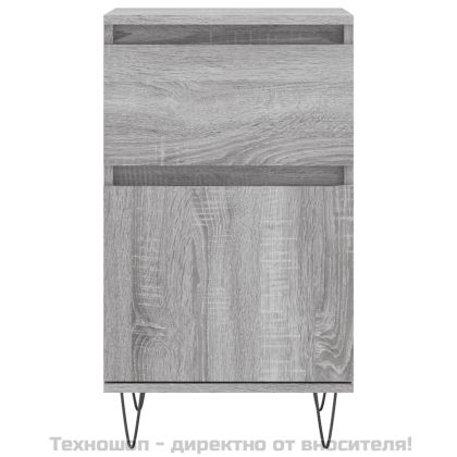 Бюфети 2 бр сив сонома 40x35x70 см инженерно дърво